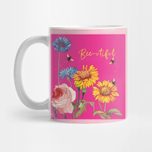 Bee-utiful Bees & Flowers Mug